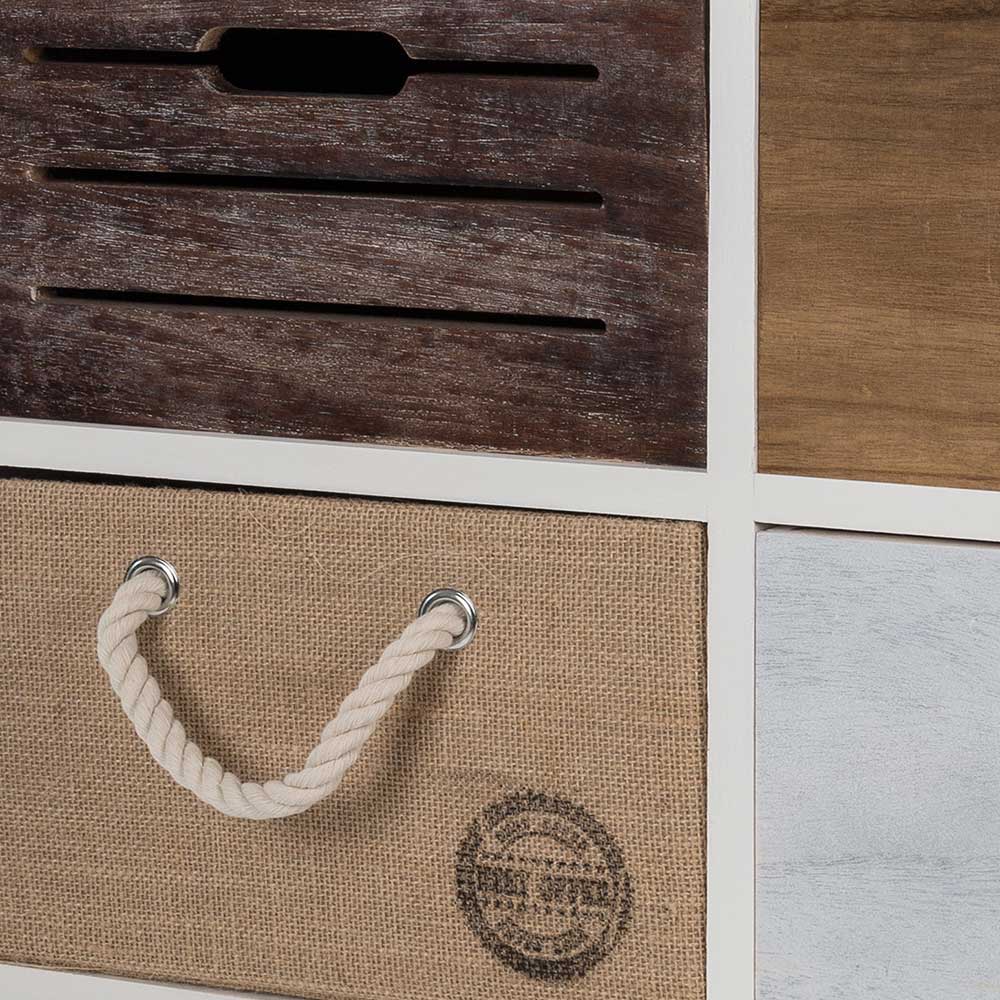 70x72x30 Design Kommode mit sechs Schubladen - Amare