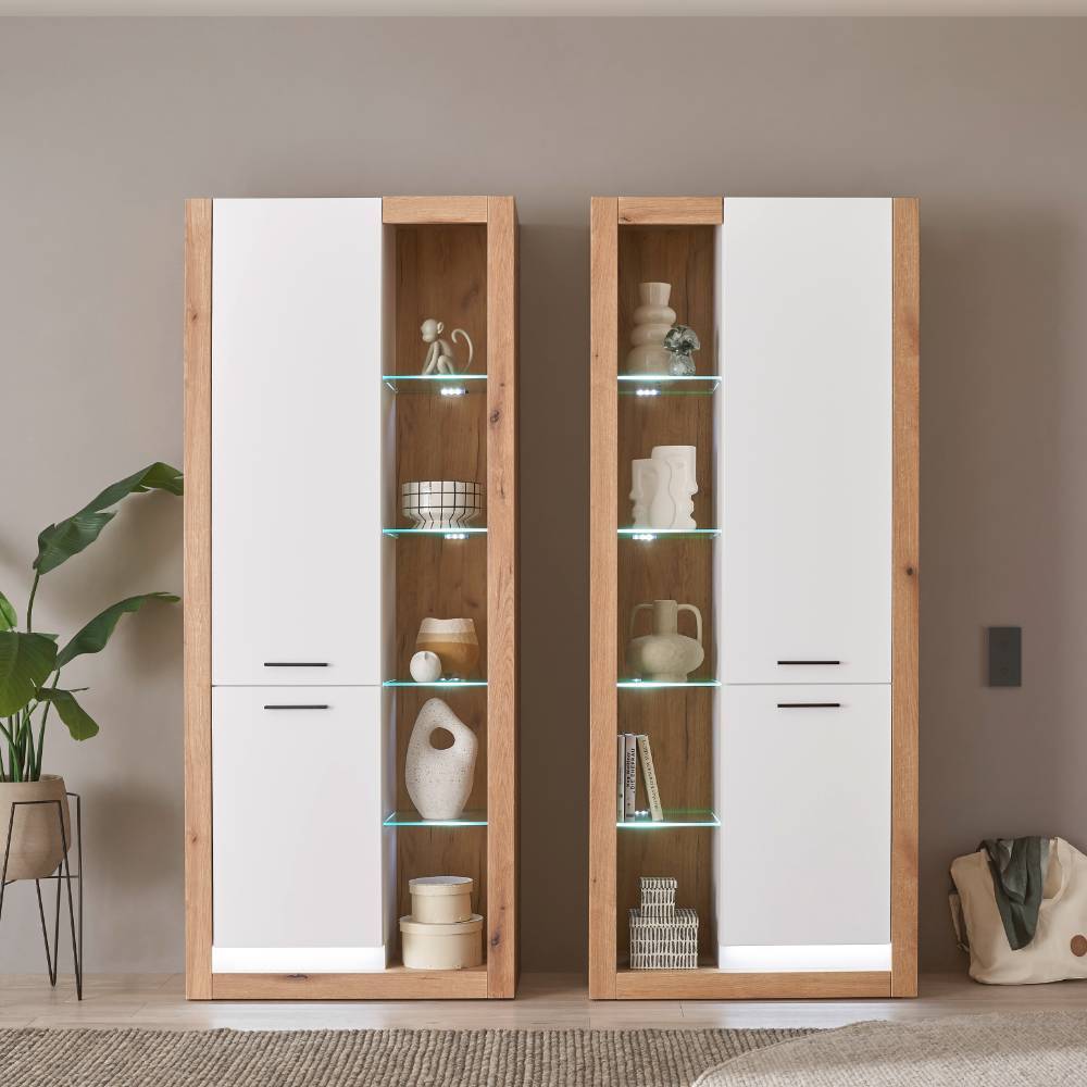 Wohnzimmerschrank Duo modern - Adejano (zweiteilig)