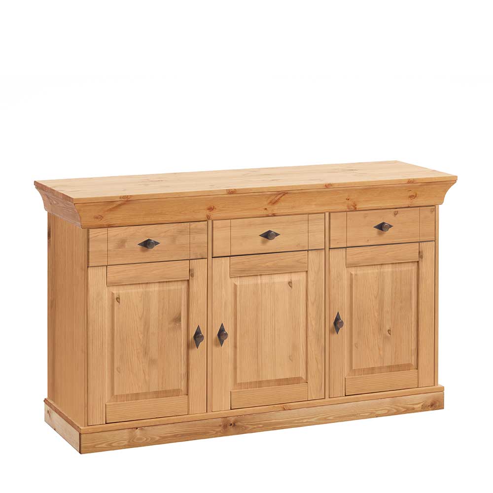 Kiefer-Massivholz Sideboard Piatra im Landhausstil