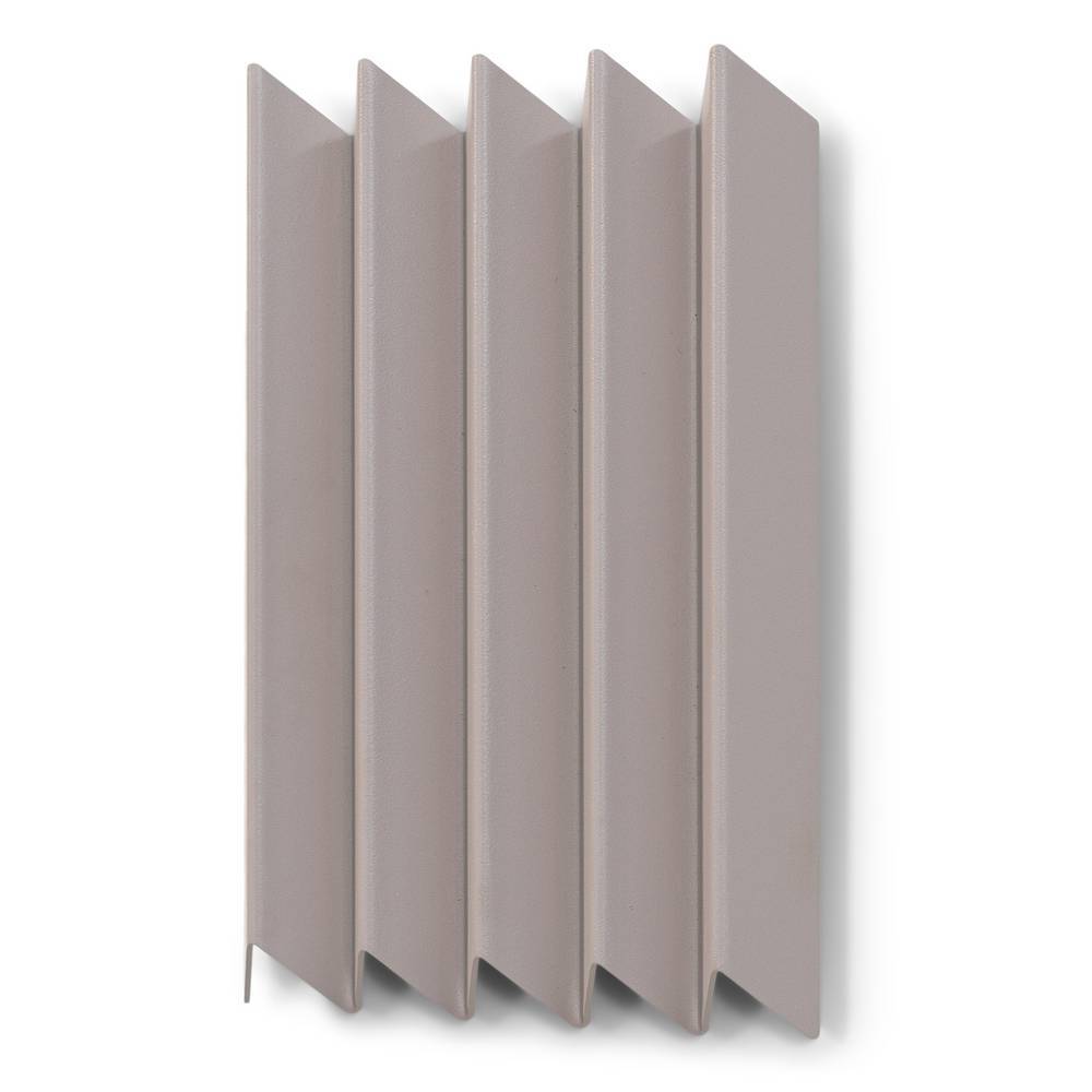 Modernes Garderobenpaneel in Taupe aus Metall für den Eingangsbereich – Arjas