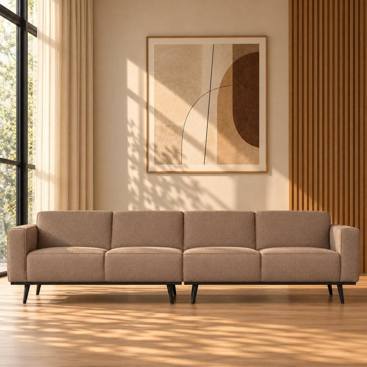 Lange Couch als 4-Sitzer oder 5-Sitzer - Auray
