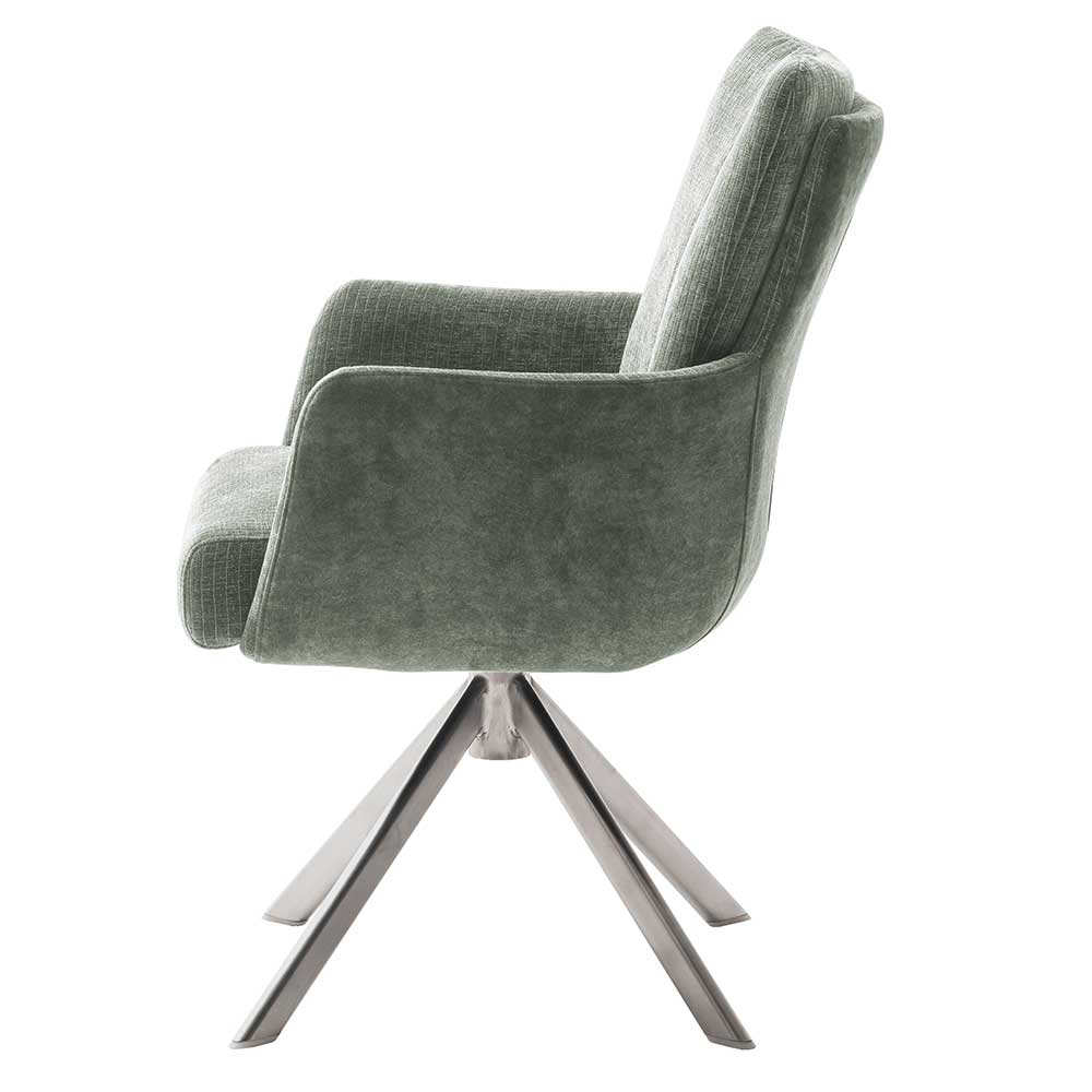 Armlehnenstuhl mit Federkern Sitz - Cocktail (2er Set)