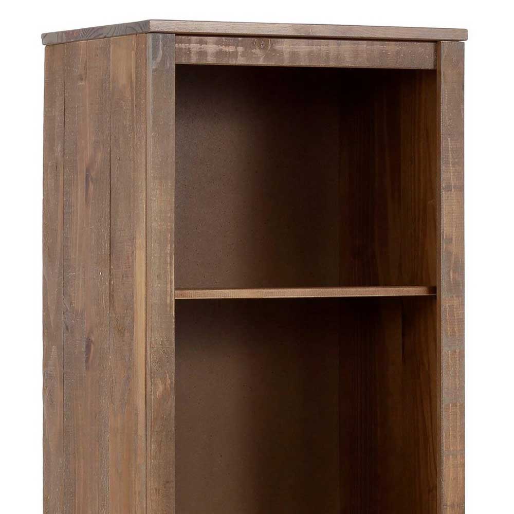 Standregal aus Kiefer Massivholz Dunkel - Lavagna