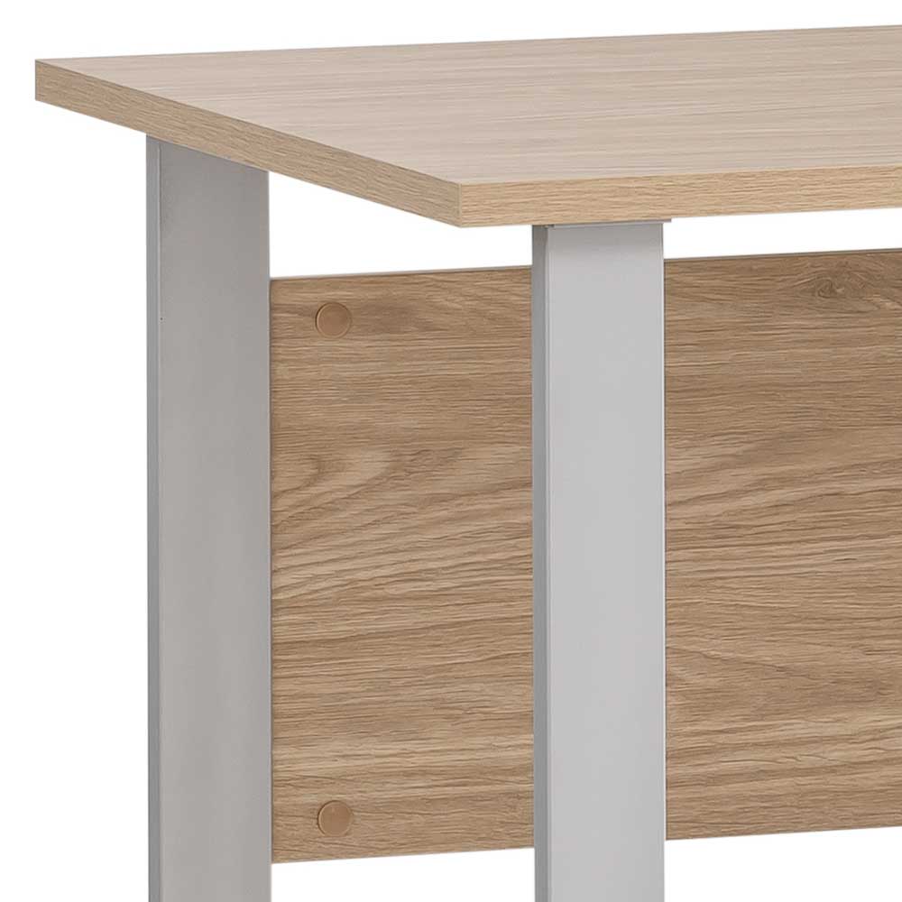 Officetisch in Eiche Hell Holzdekor - Vrella