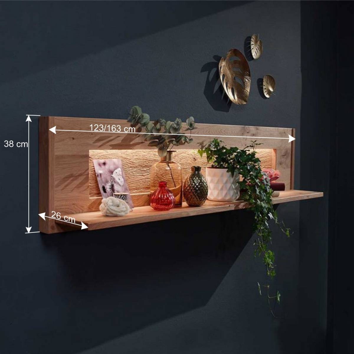 Beleuchtetes Wandboard mit LED dimmbar - Acmida