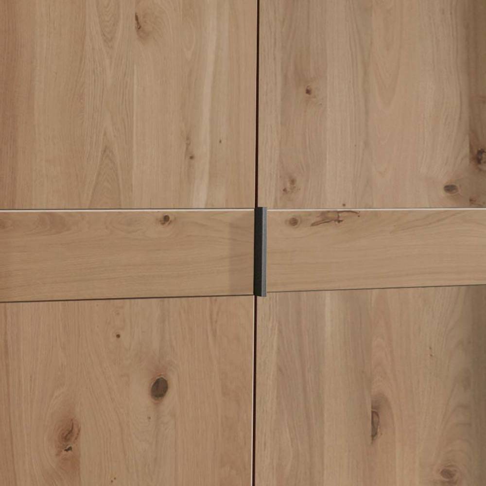 6-türiger Kleiderschrank teilmassiv - Yanicas