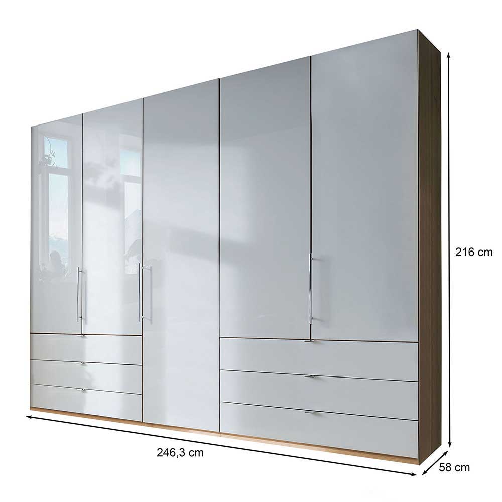 Einrichtung fürs moderne Schlafzimmer - Nuetran (vierteilig)