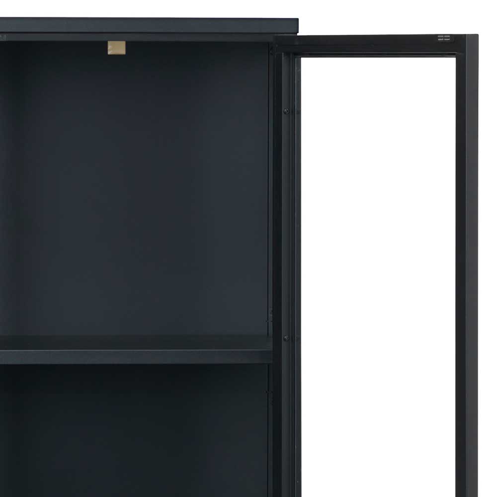 90x190x40 Doppeltür Vitrine aus Metall - Butoaie