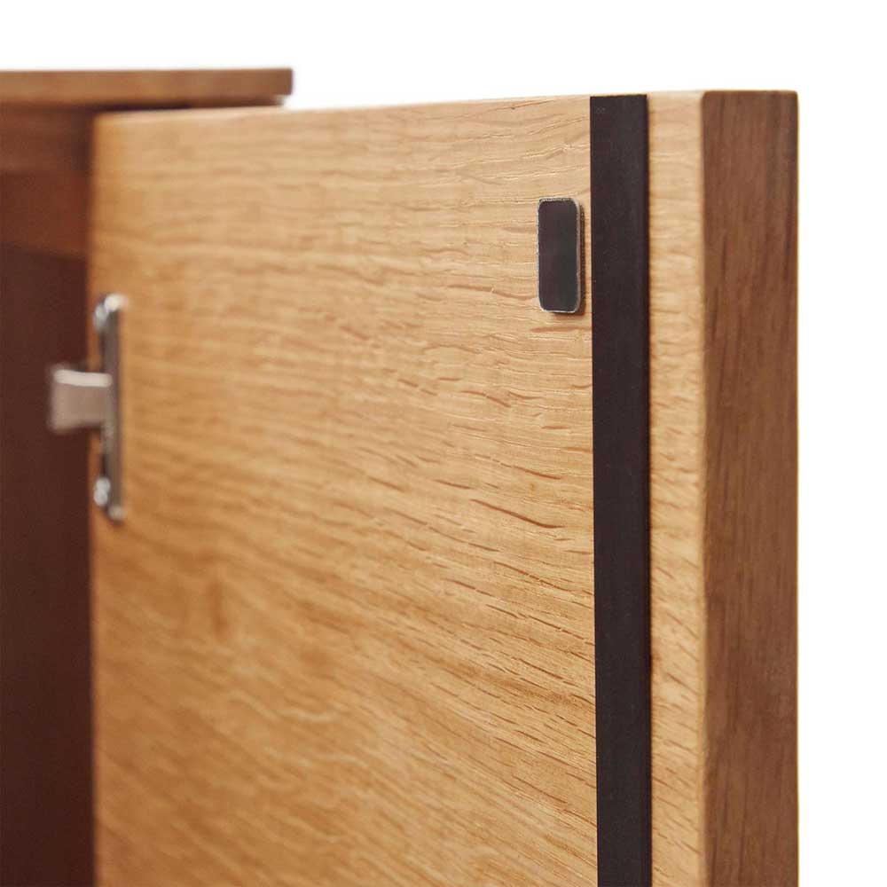 Moderner Wohnzimmerschrank in Eichefarben - Algaro