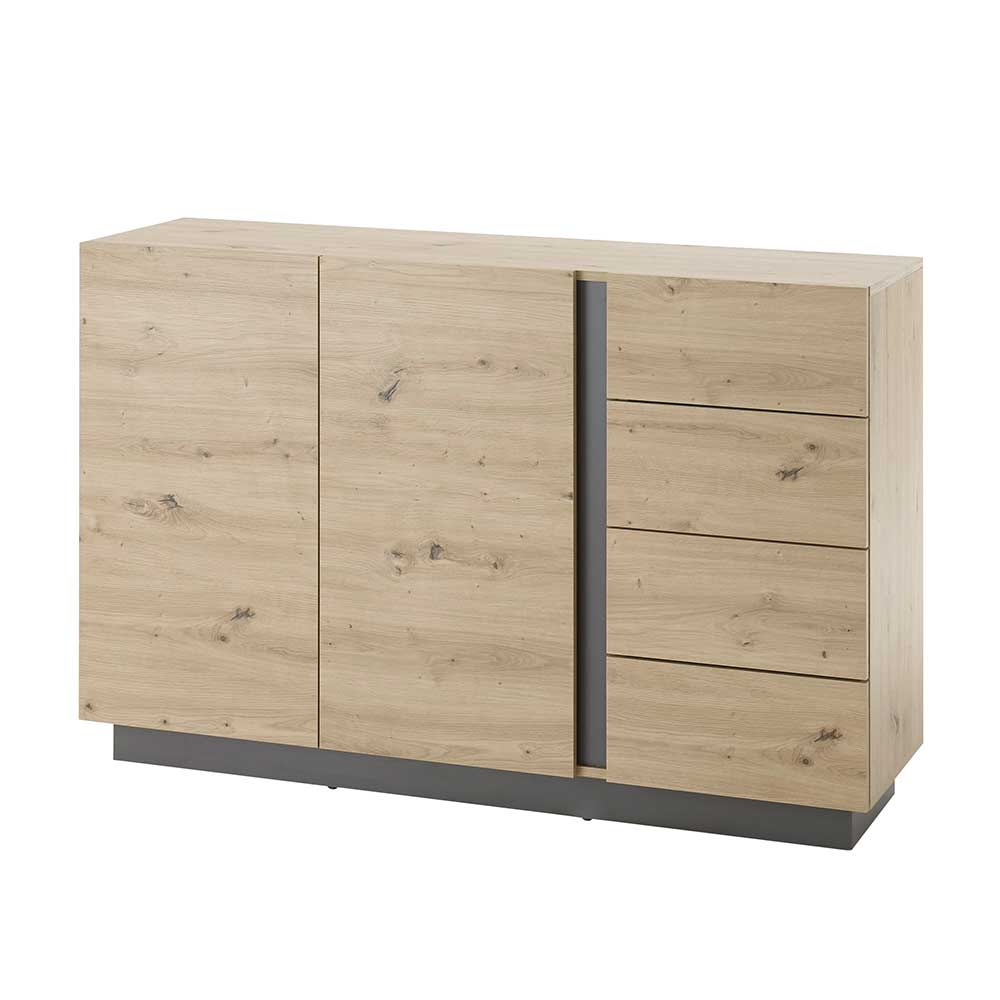Moderne Kombi-Kommode 138 cm breit - Lairian