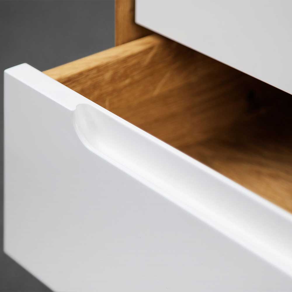 90x109x40 Highboard mit Glas Türen & 4 Schubladen - Diesta