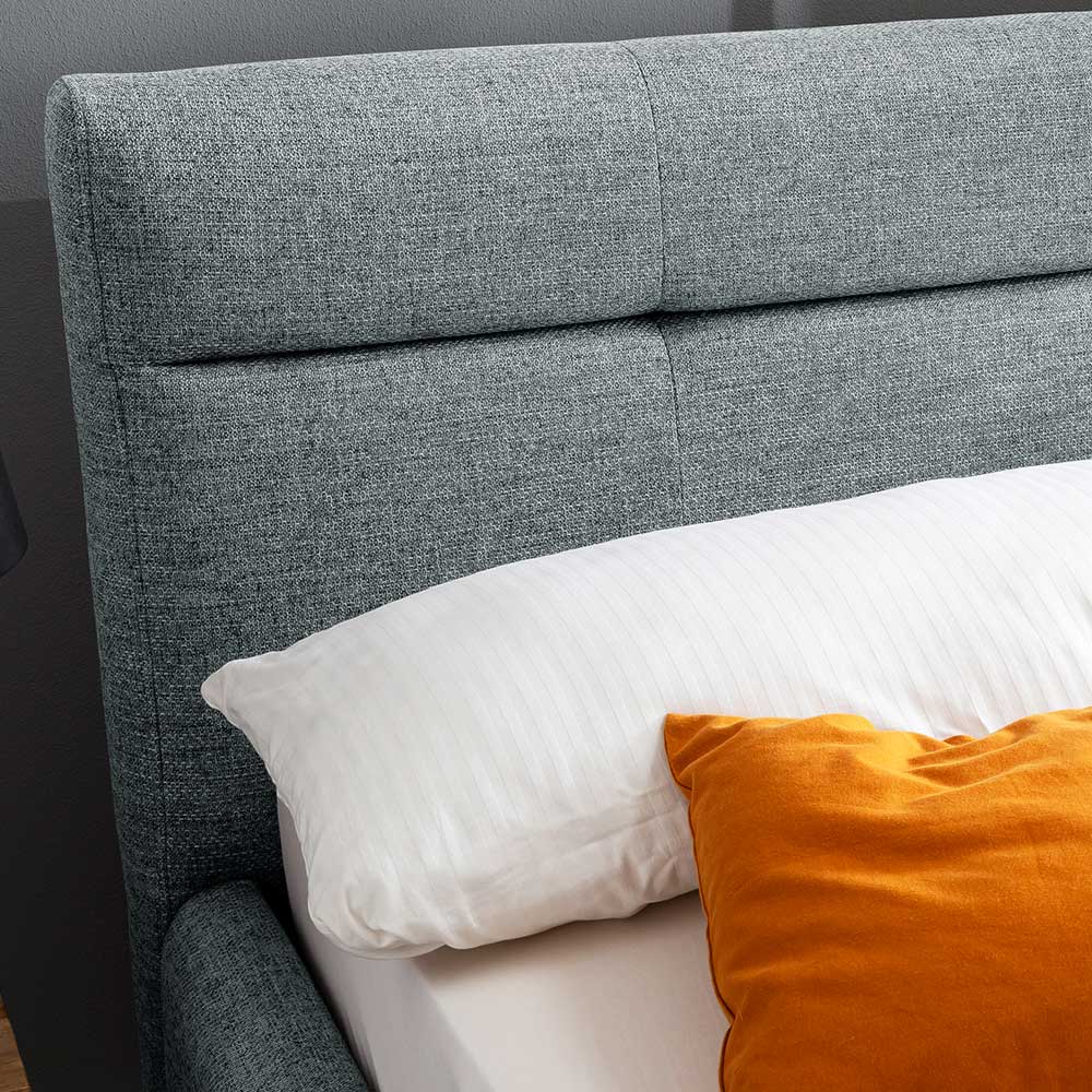 Doppelbett mit Lattenrosten und Bettkasten - Fiolpedo
