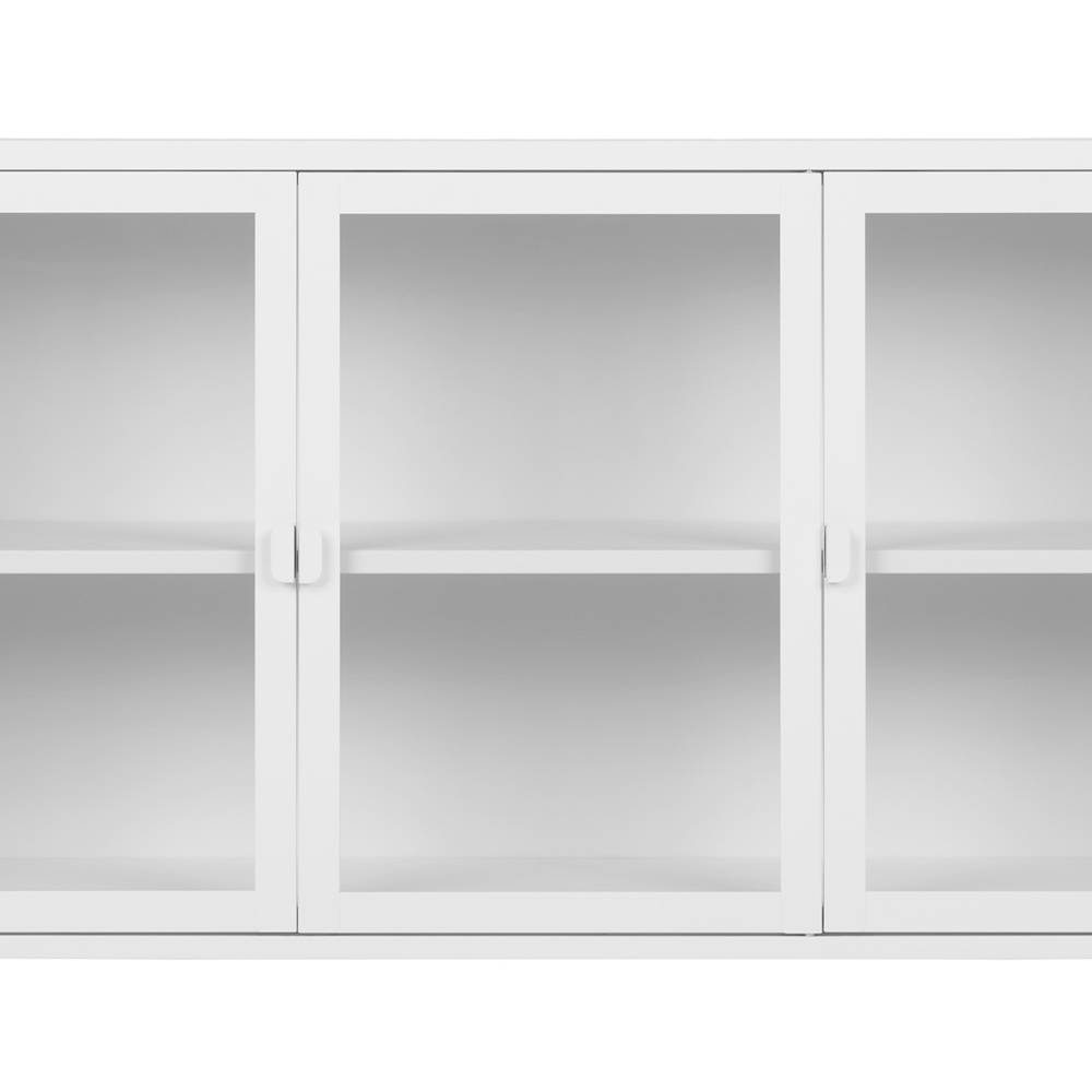 Sideboard-Vitrine in Weiß - Sancrez