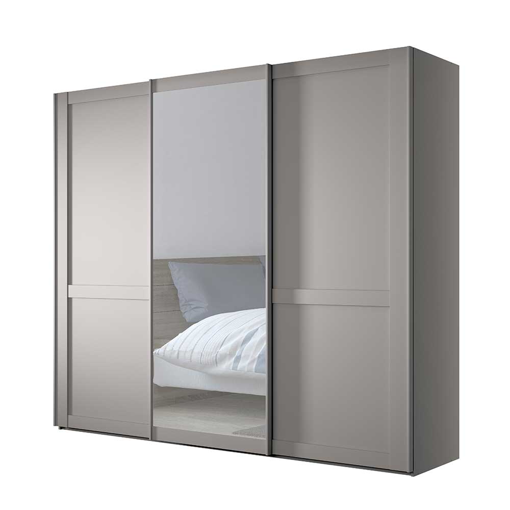 Schwebetürenschrank in Hellgrau - Ridonna