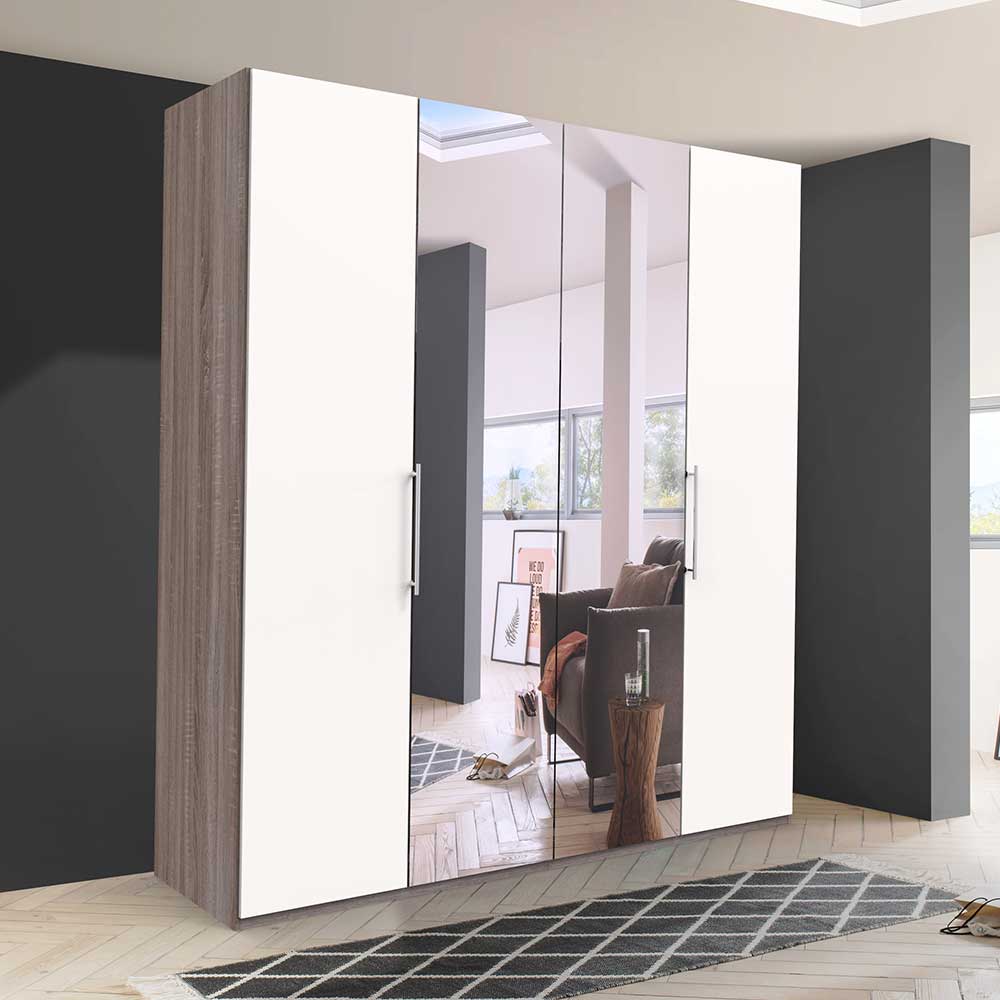 Gleittürenschrank mit Spiegel - Tivierto