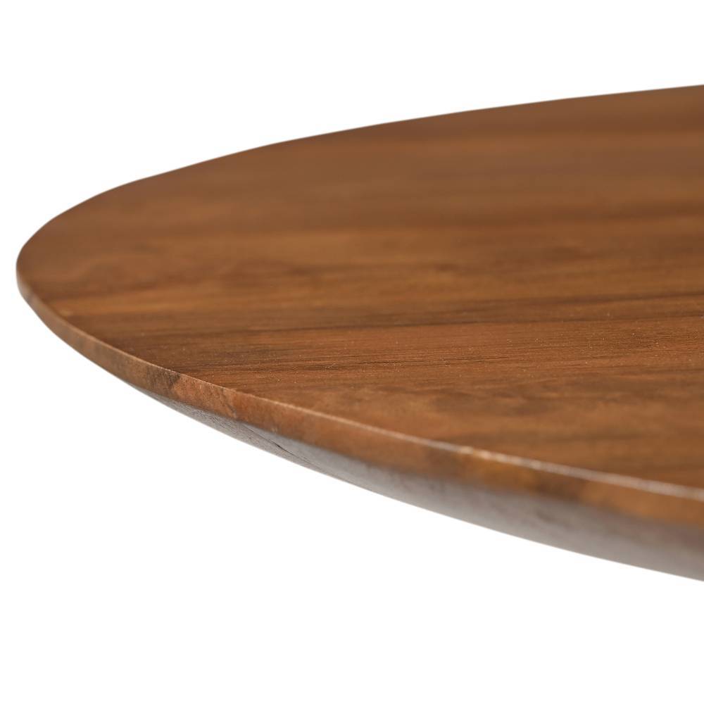 Esszimmer Design-Säulentisch aus Mangoholz - Galadira