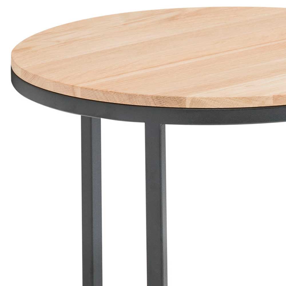 Holz Beistelltisch in Eiche Bianco - Possible