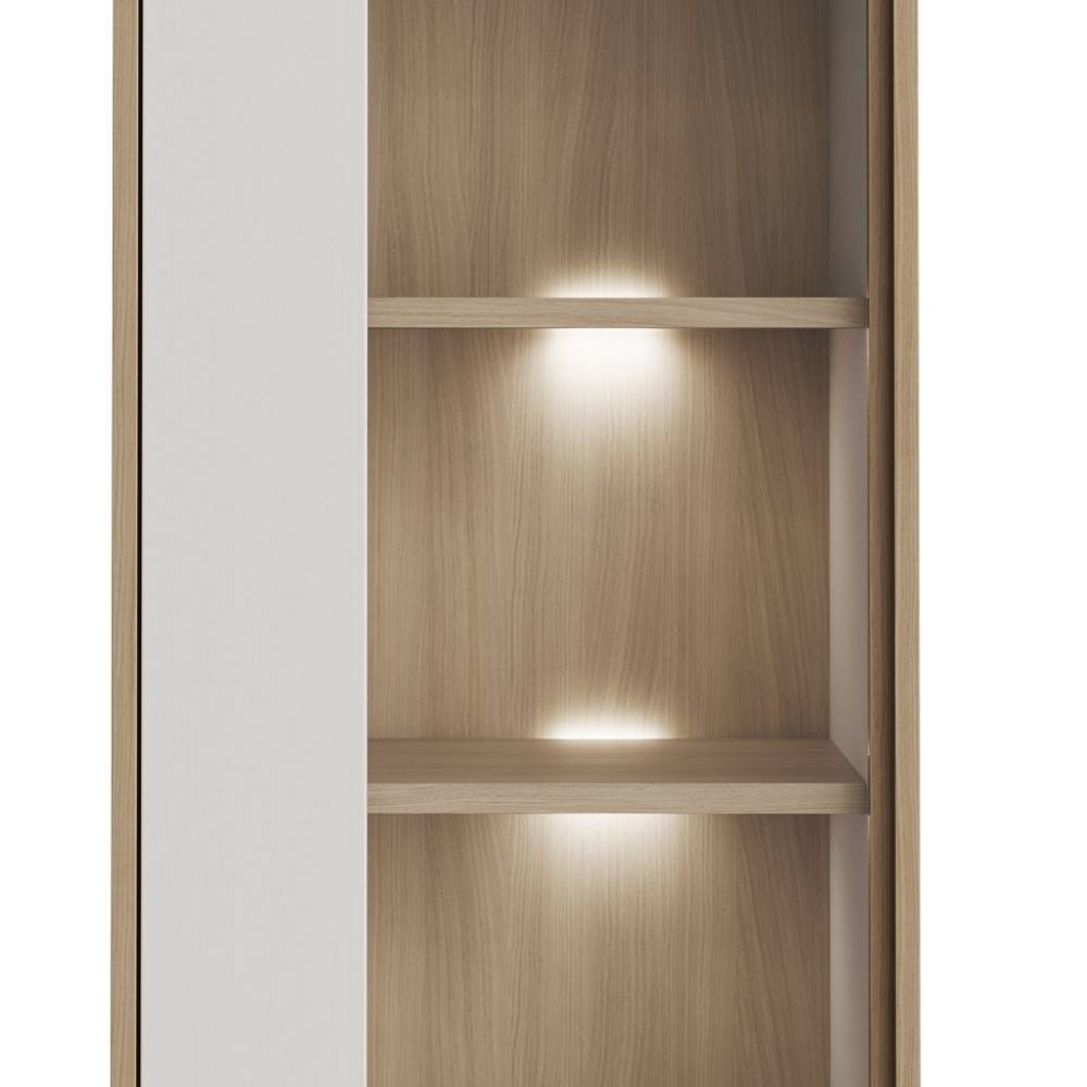 Anbauwand-Möbelset in Weiß - Ovidio (dreiteilig)