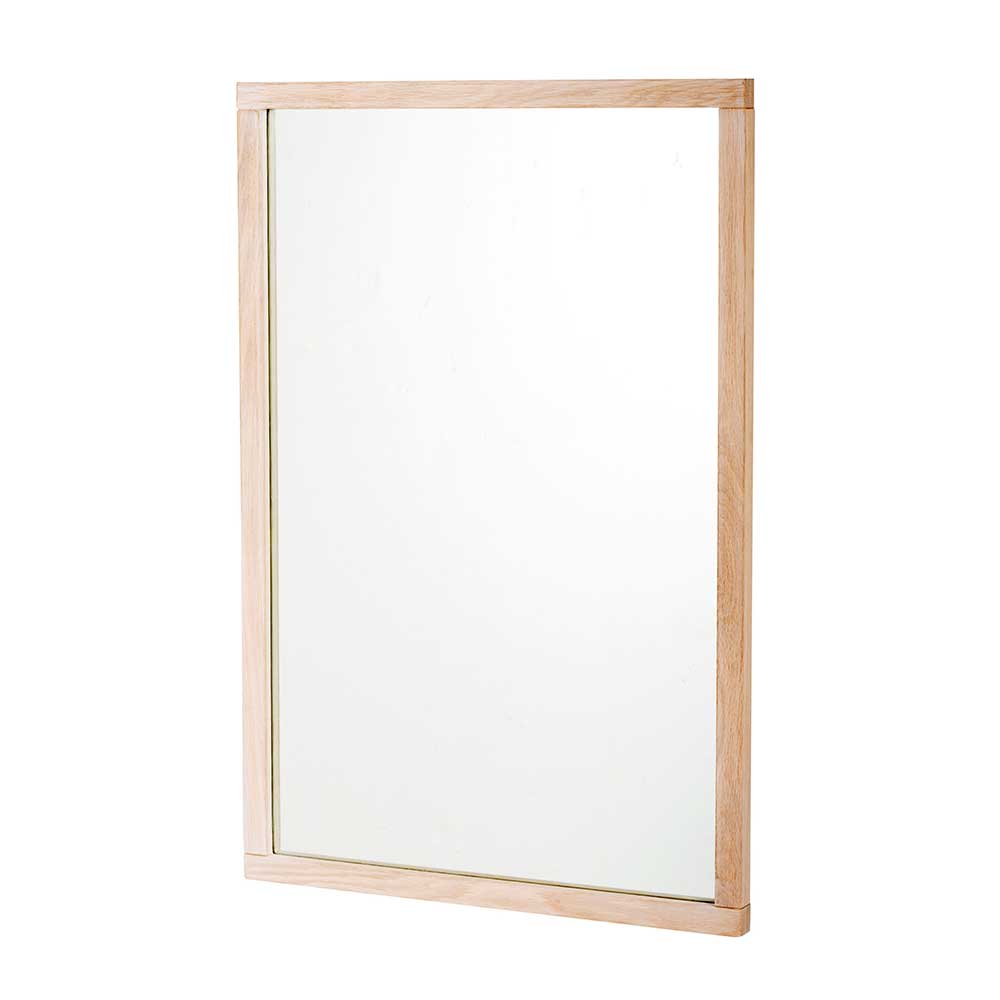 Wandspiegel in White Wash Holzoptik - Vaxos