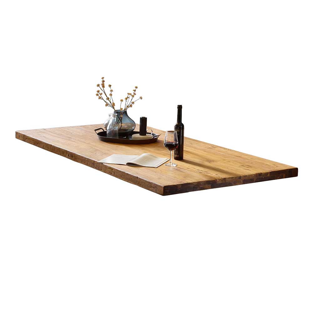 Teakholz Tisch mit Eisen-Gestellen - Harper