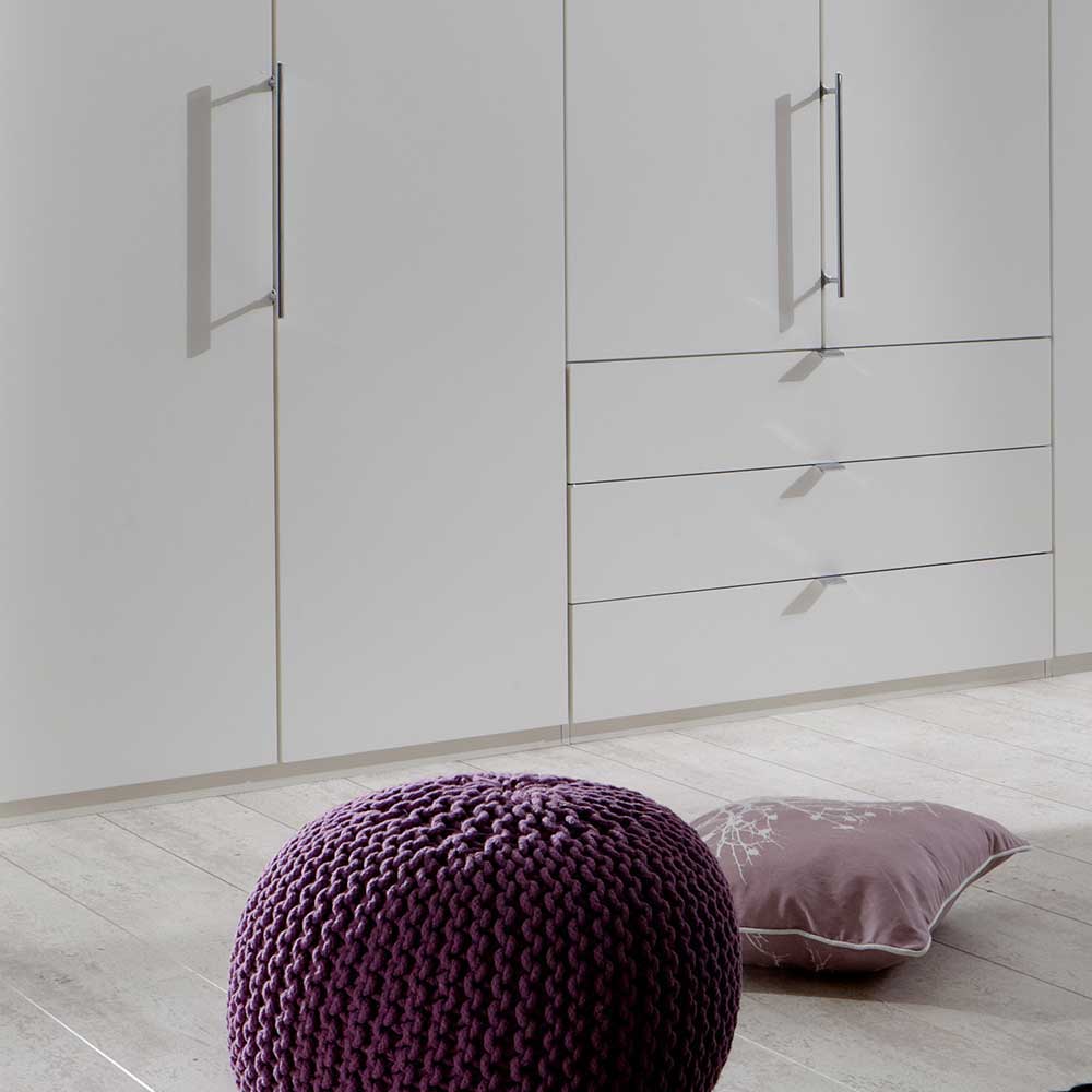 Komplett Schlafzimmer Manchester in Weiß (vierteilig)