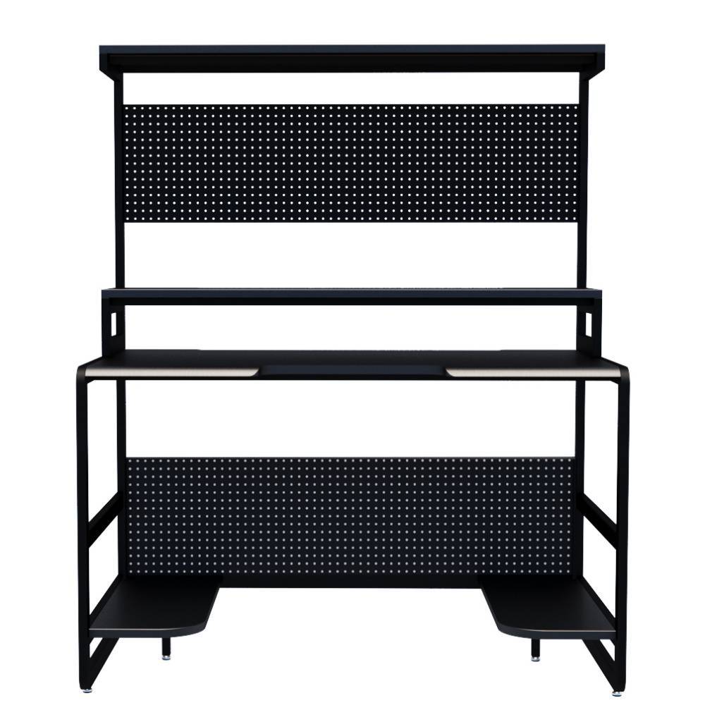 Gaming PC-Tisch in Schwarz - Peace