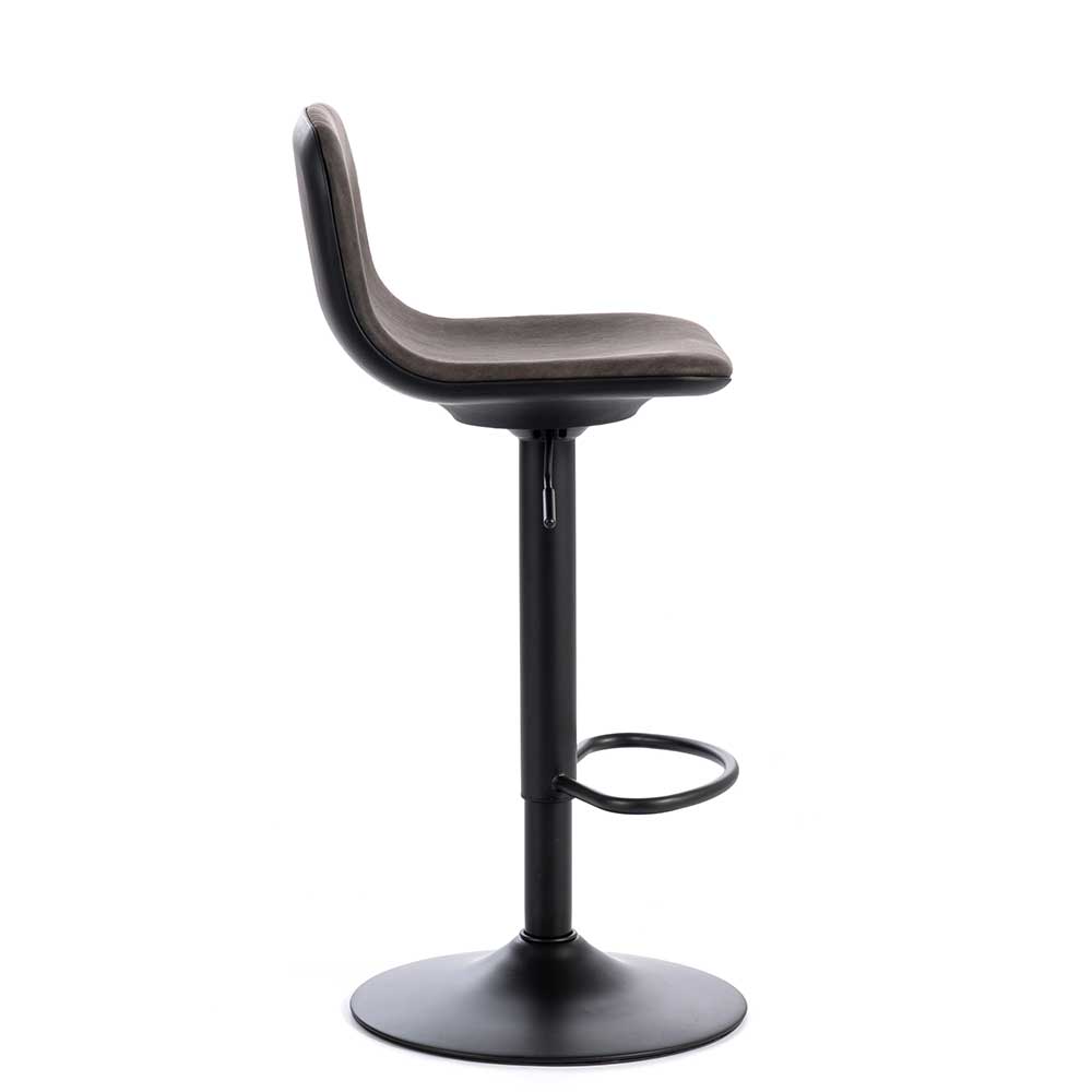 Moderne Stühle für Bar in Grau - Yumagno (2er Set)