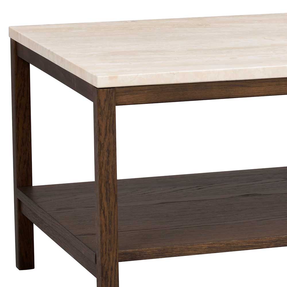 Travertin Wohnzimmertisch in Beige - Ladidas