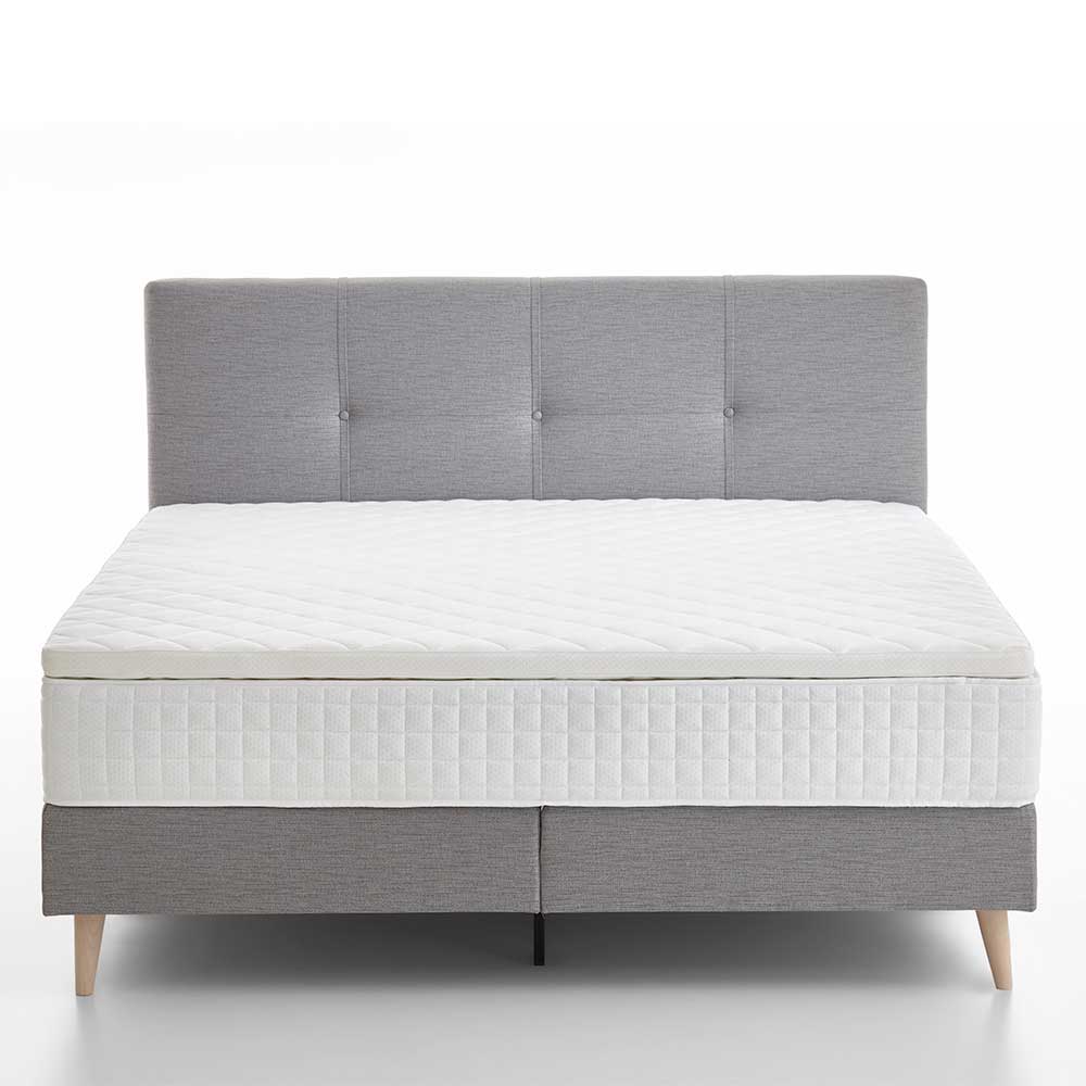 180x200 Boxspringbett mit Matratze & Topper - Slope