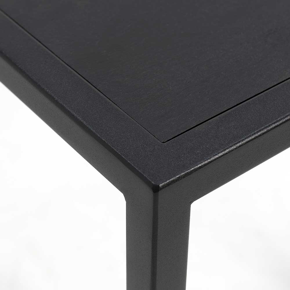 66x90x30cm Konsolentisch in Schwarz - Etienne