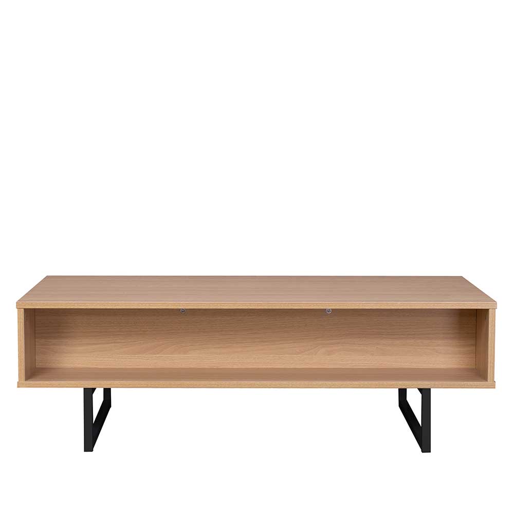 110x55x38 Offenes Lowboard Regal in Eiche - Brausca