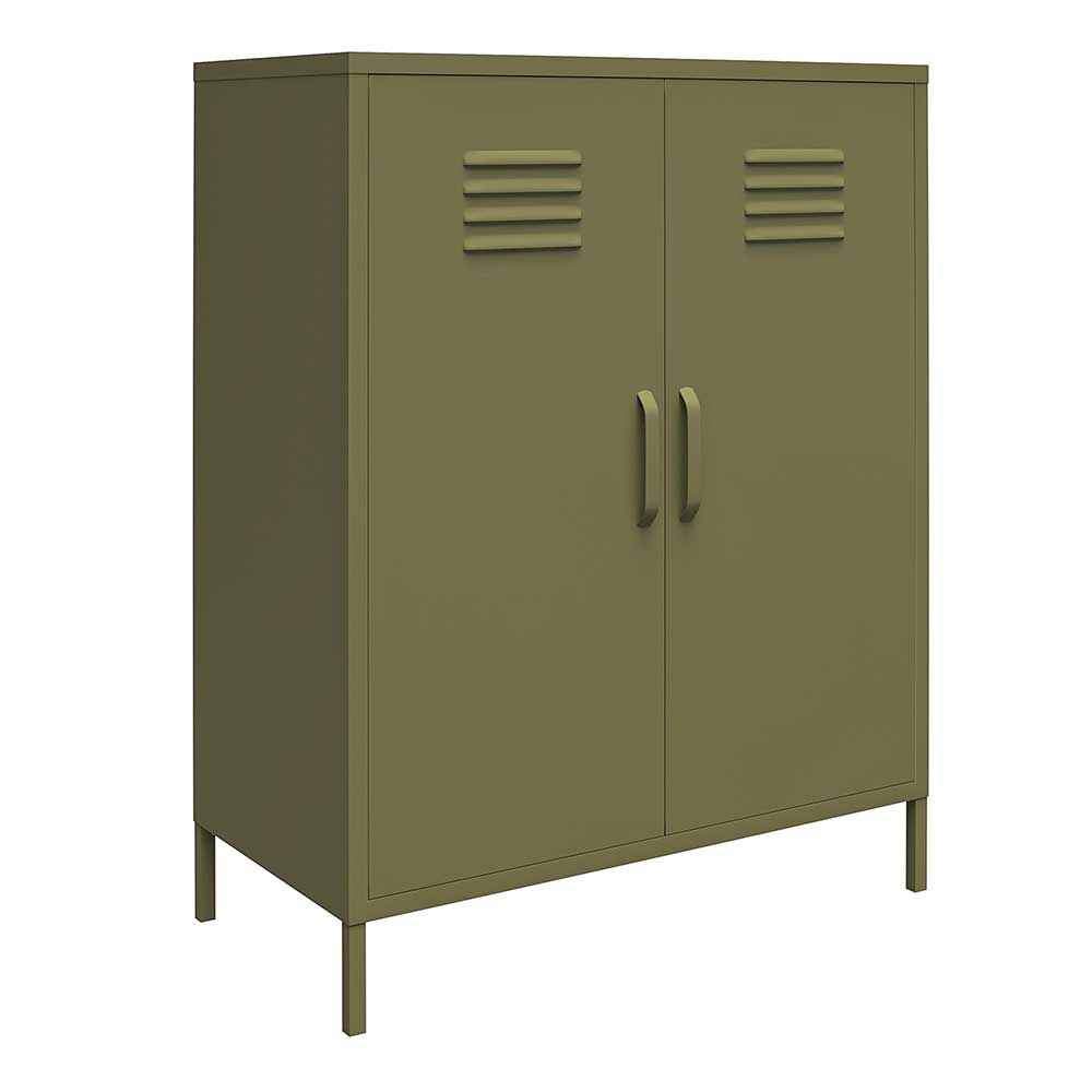 Spind Design Highboard in Oliv Grün - Austral