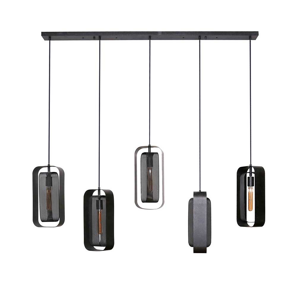 Design Pendelleuchte mit fünf Schirmen - Second