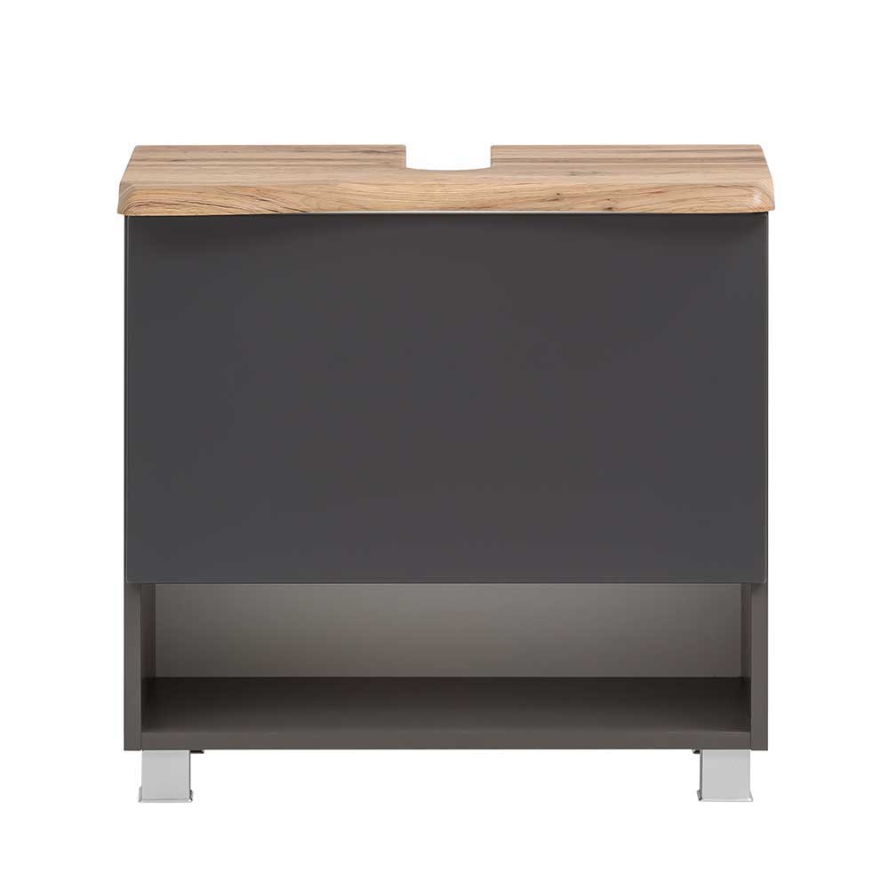 Kleine Badmöbel Kombi - 121 cm breit - Breznia (dreiteilig)